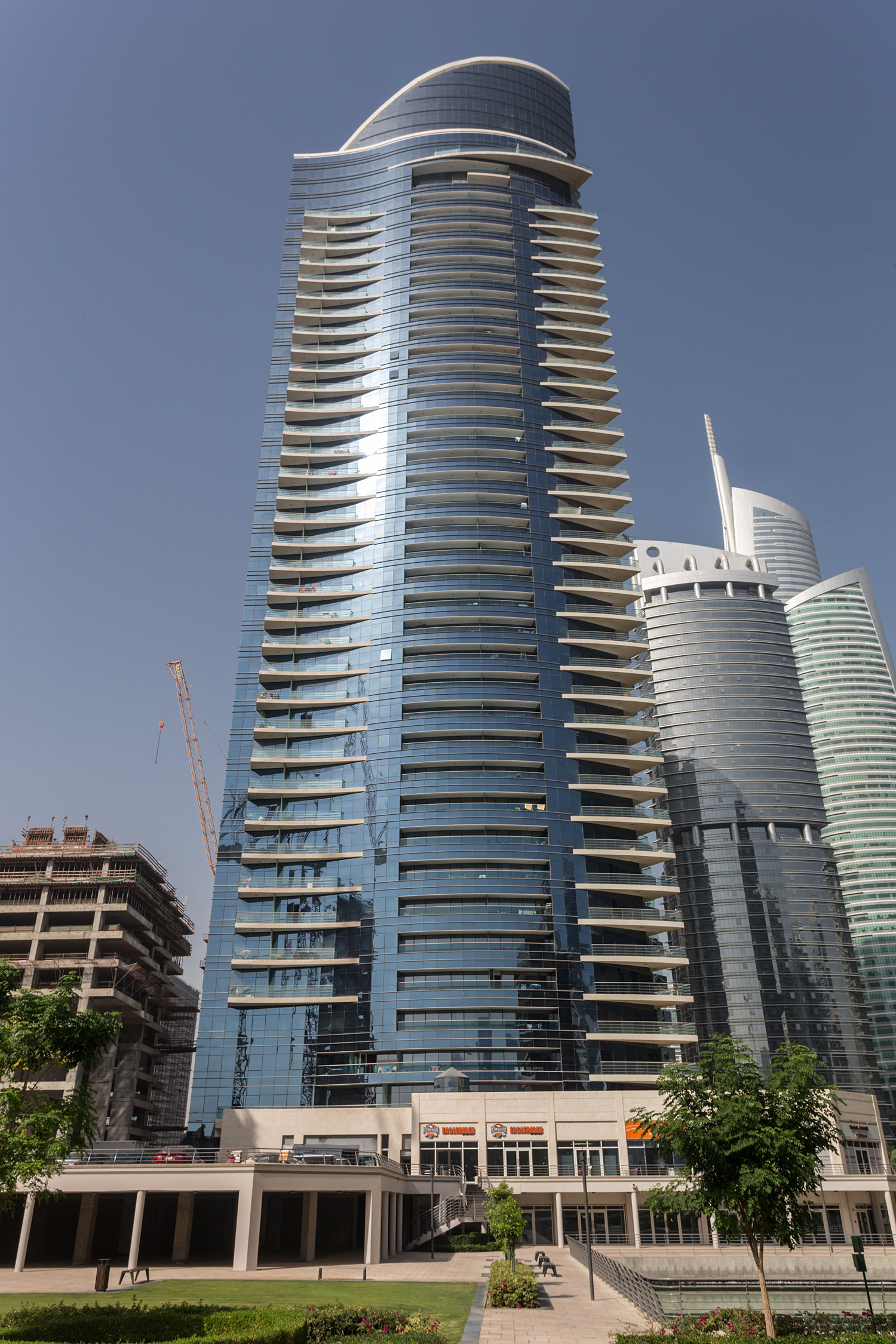 Concorde Tower, Dubai - View from the northeast. © Mathias Beinling